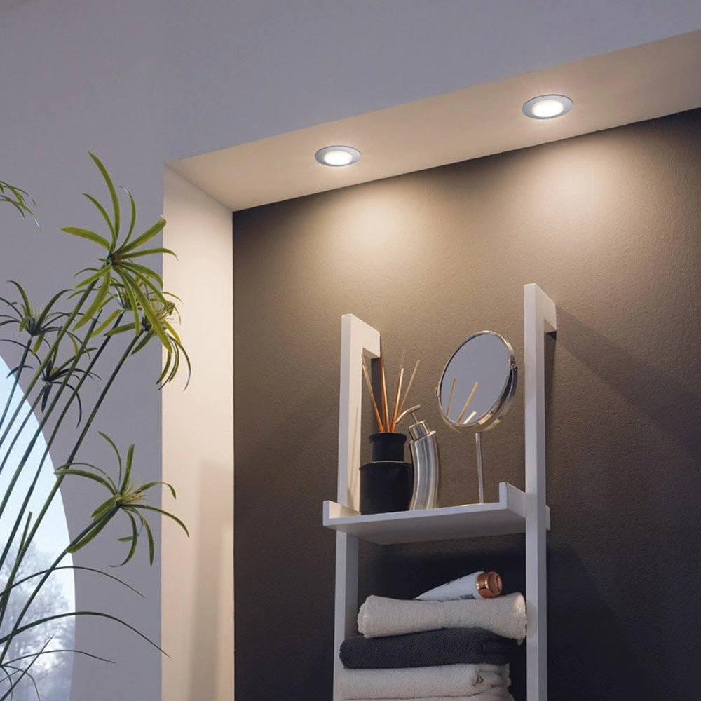 LED-Deckenspot Pineda Round 6W - 3000k - 8,4 cm Chromium Eglo 9002759958558