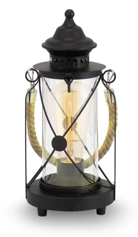 Tischlampe Bradford antikes Schwarz Eglo 9002759492830