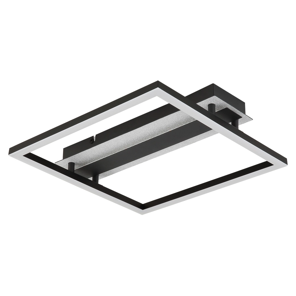 Quadratische Deckenlampe Estrada Schwarz Globo 9007371586714