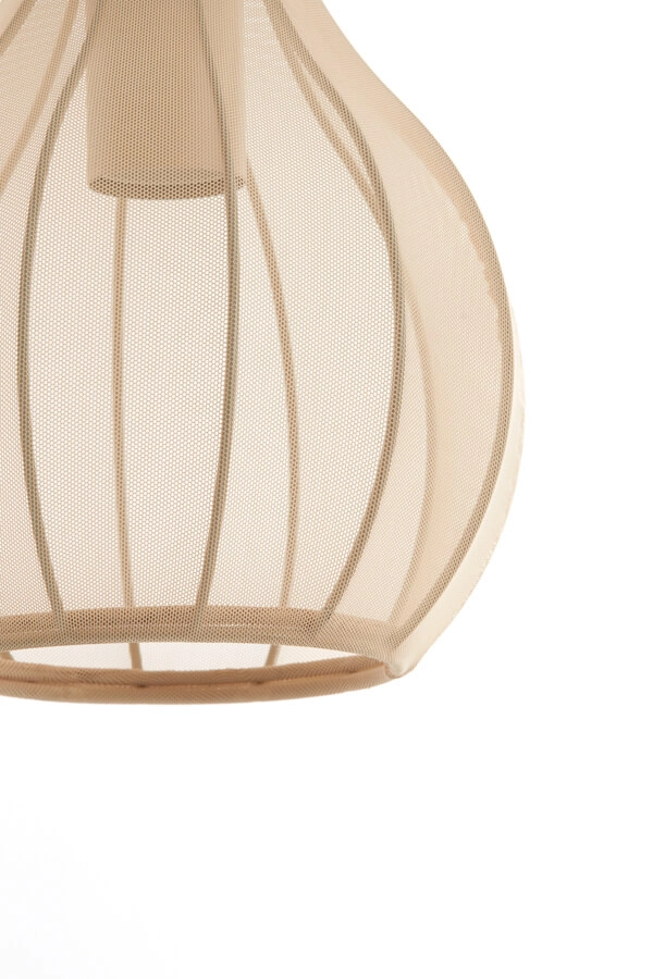 Cremefarbene Pendelleuchte Elati 5-flammig 100cm Light & Living 8717807702786