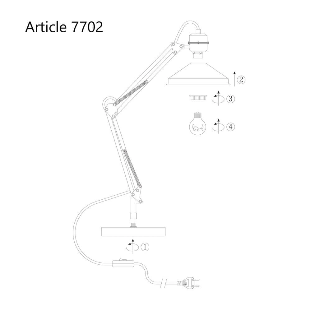 Tischlampe Zappa Steinhauer 8712746102871