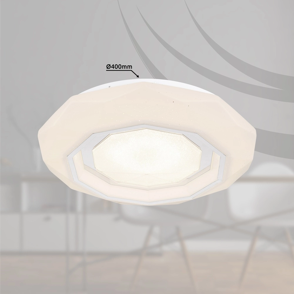 Moderne Deckenbeleuchtung Hokki Weiß Globo 9007371445967