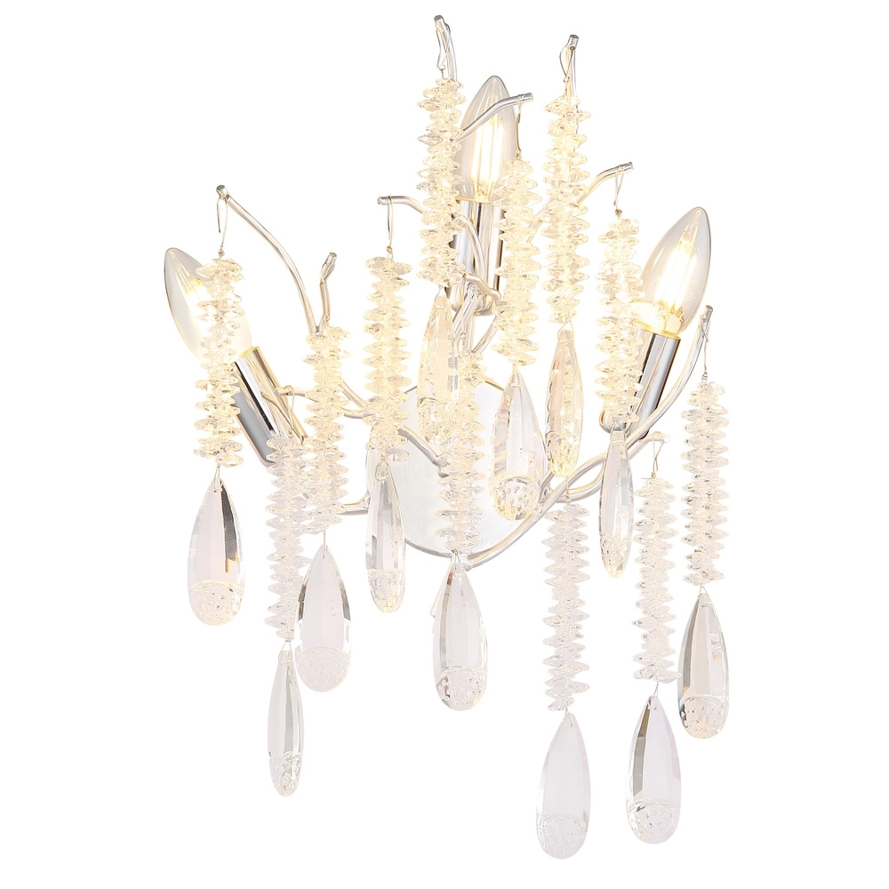 Wandlampe Kinga Silbergrau Globo 9007371573004