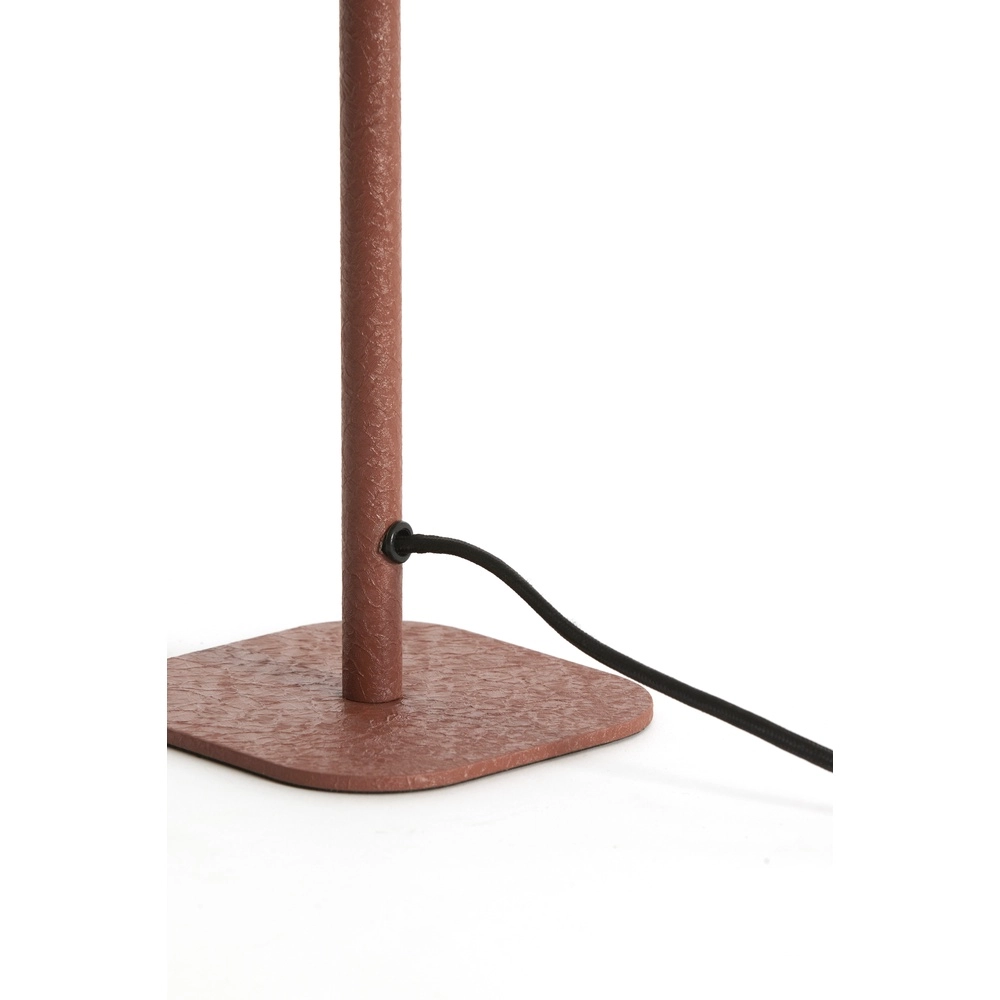 Nachttischlampe Elenie 13x13 cm – matt dunkelorange Light & Living 8717807818692