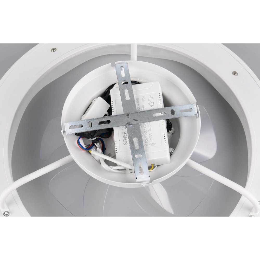 Weißer Fächer Skaulo Entwurf Ø 50cm Trio 4017807698831