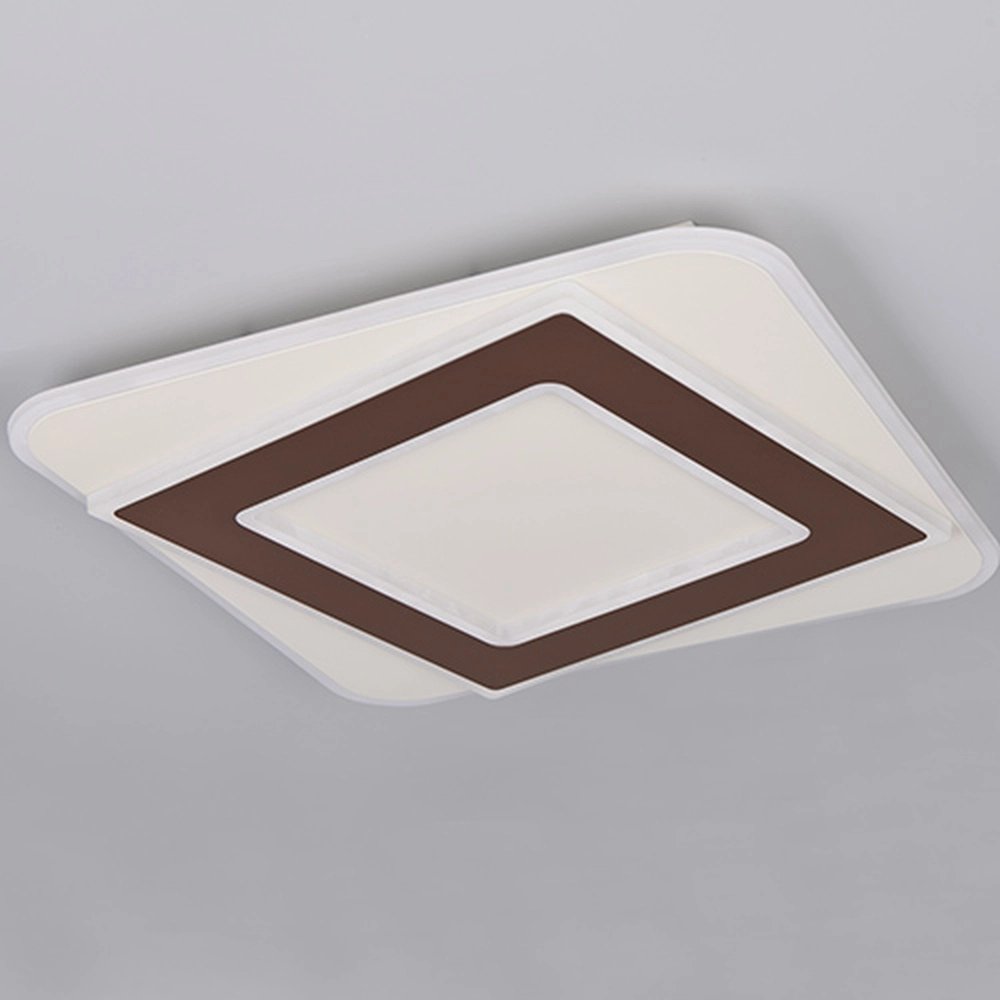 Deckenlampe Yomi Quadratischer Mocha Brown Trio 4017807704273