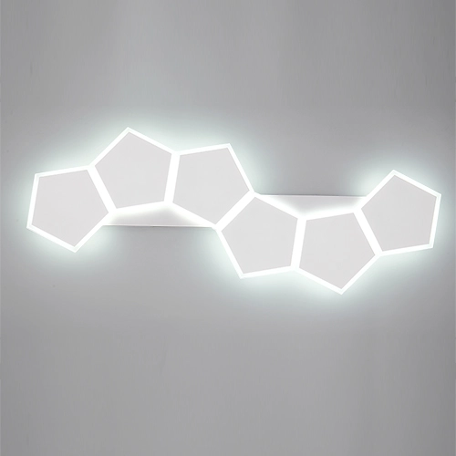 Einzigartige Deckenlampe Zaya M weiß Trio 4017807682991