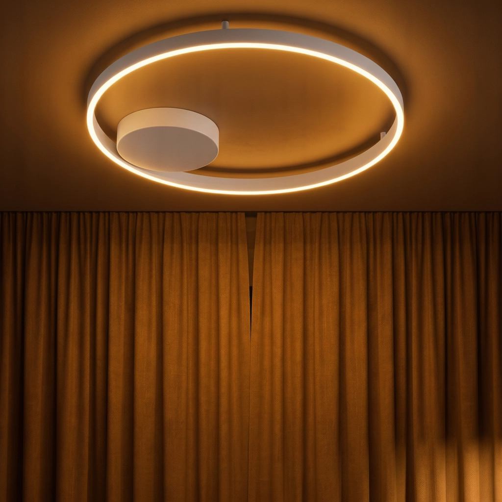 Deckenlampe Hedra rund Ø 60cm weiß