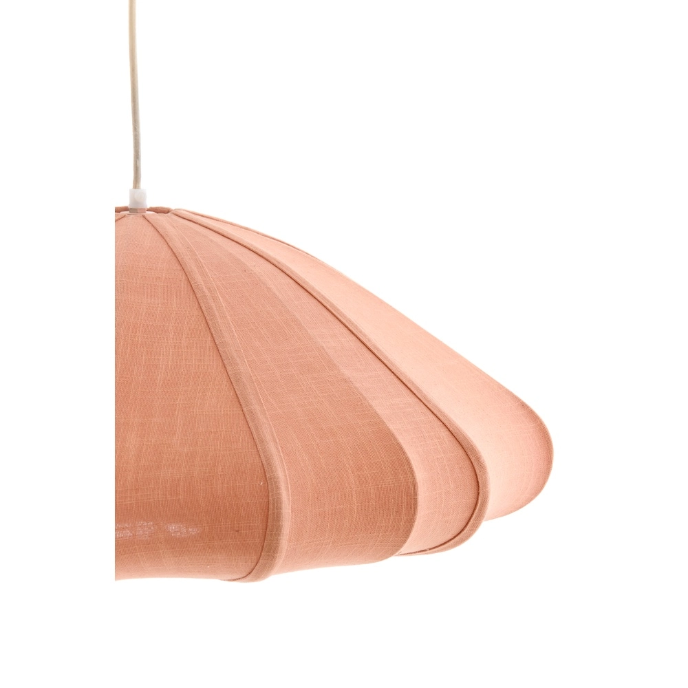 Stoff-Pendellampe Cesano Ø 50cm – hellrosa Light & Living 8717807779283