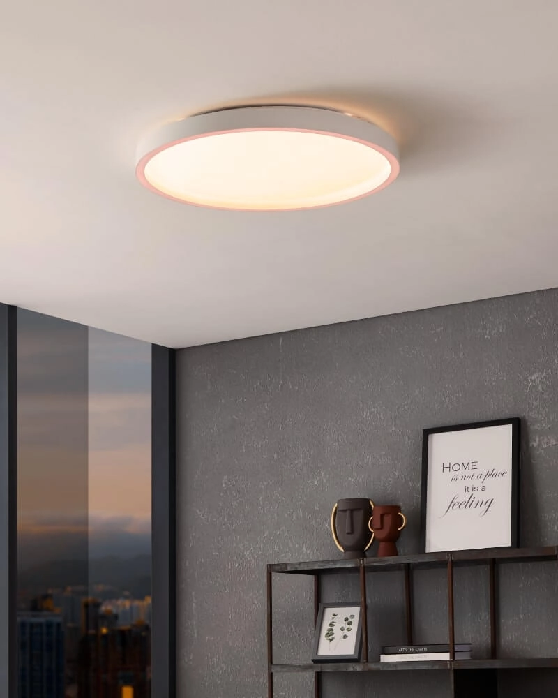 Deckenlampe Zigbee Montemorelos-Z Ø 57cm weiß Eglo 9008606243822