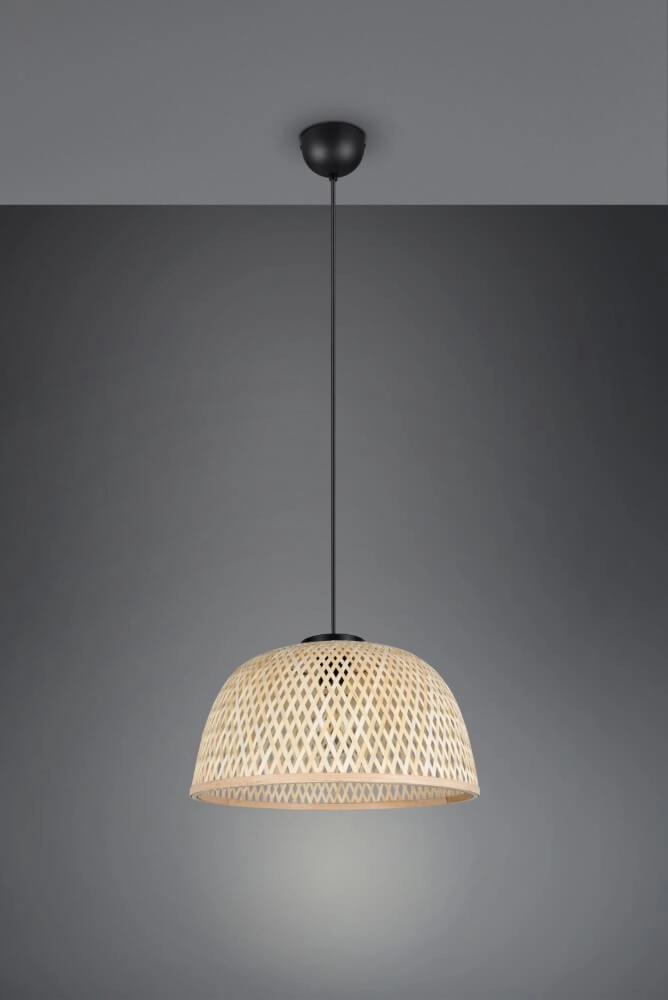 Cremefarbene Pendelleuchte Laurent Ø 40cm Trio 4017807637601