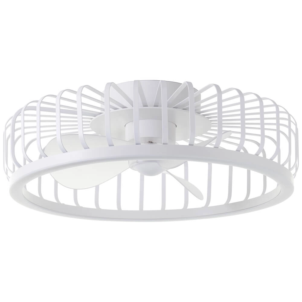 Drahtlampe Deckenventilator Capo weiß Brilliant 4004353453427