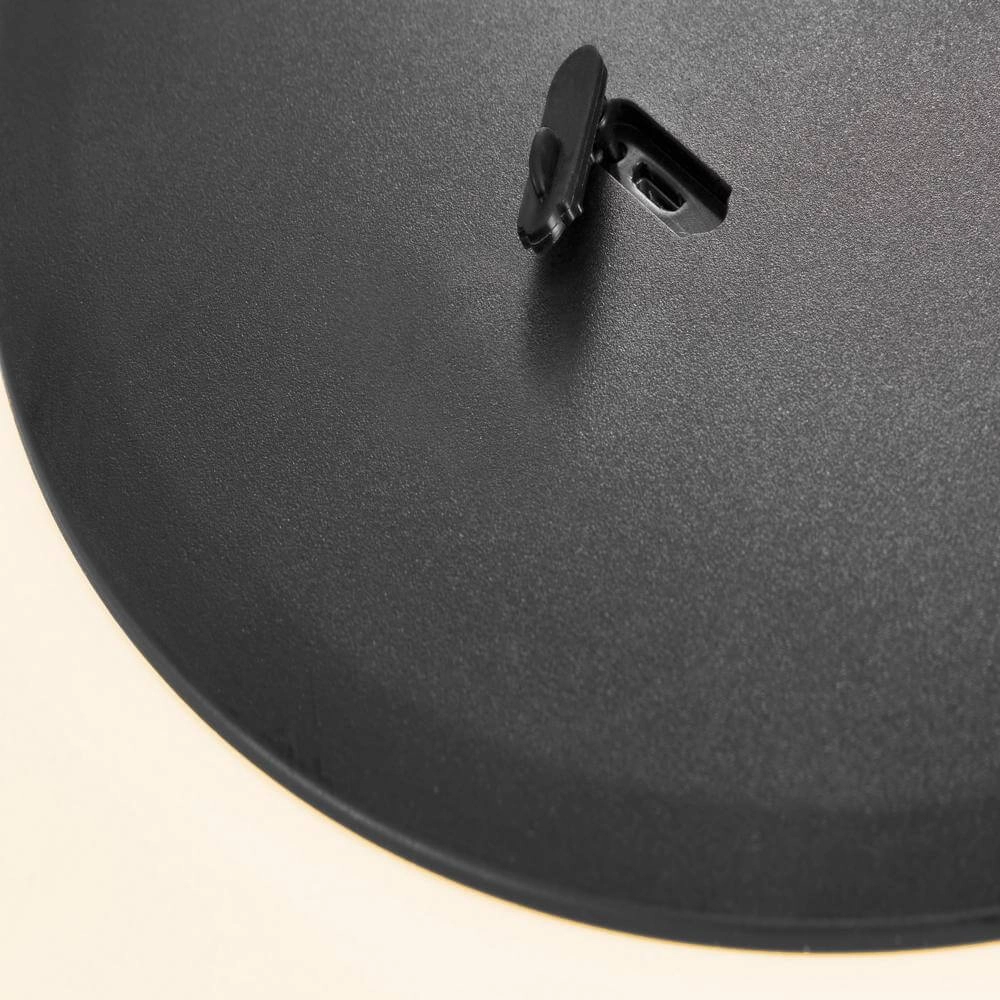 Tischlampe Kettle To-Go wiederaufladbar weiß mit schwarz Ø 36cm Nordlux 5701581496088