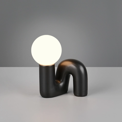 Tischlampe Quinn Schwarz Trio 4017807682274