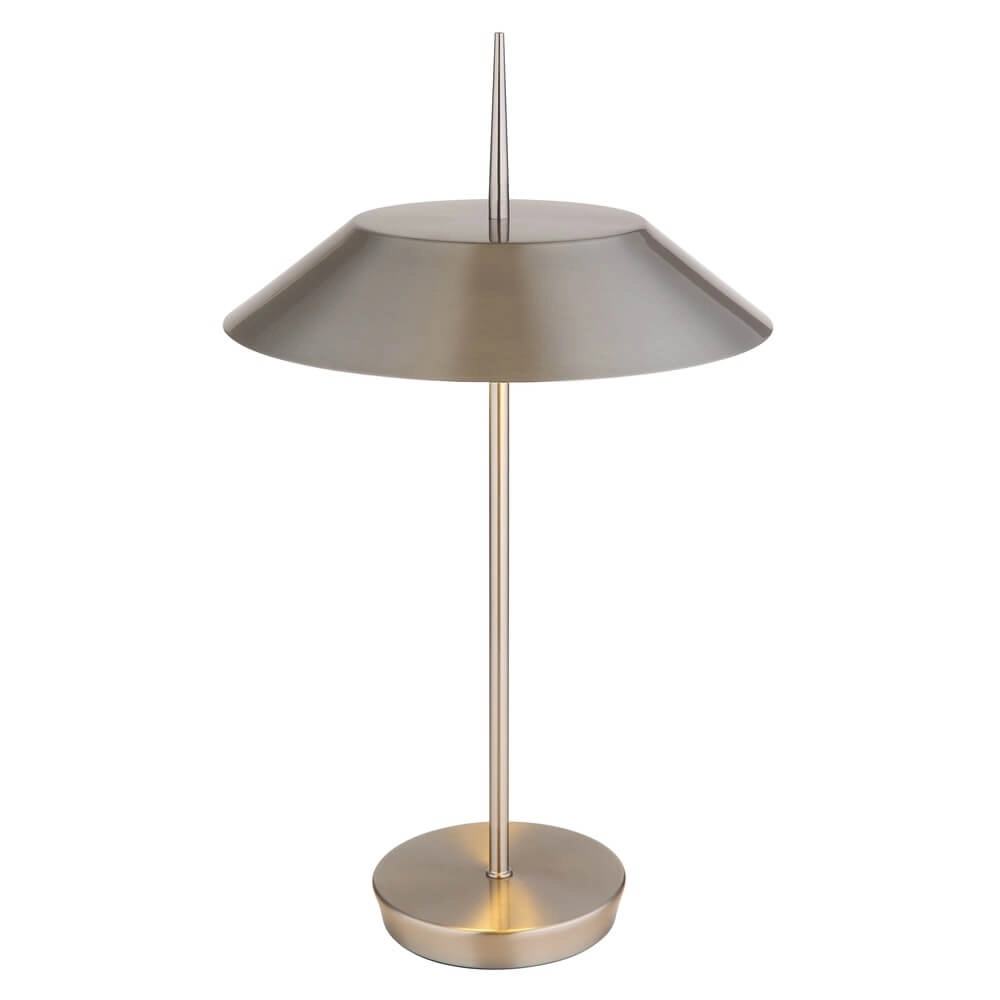 Design-Tischleuchte Brenlor Nickel