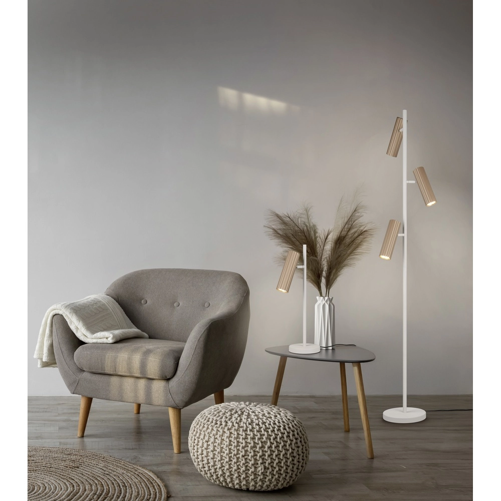 Design-Tischleuchte Soka mokkabraun Trio 4017807670219