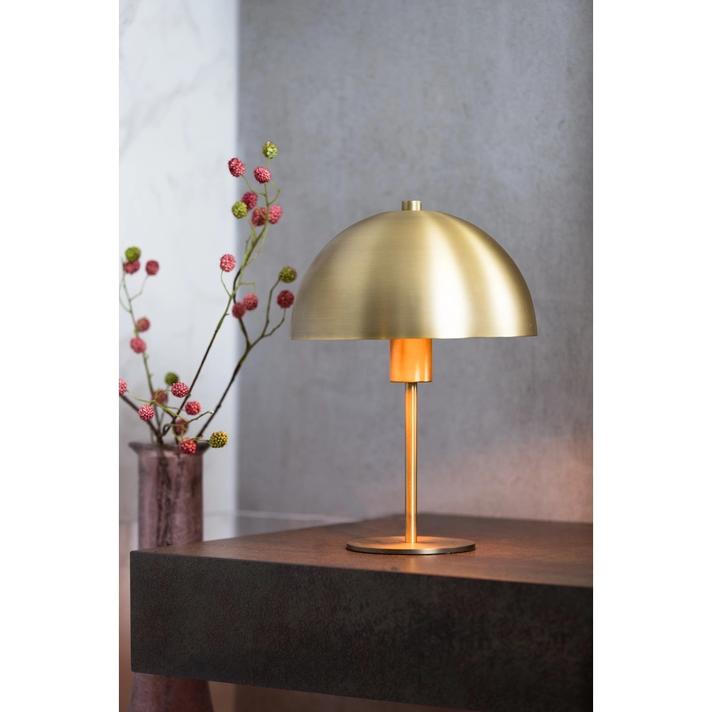 Tischlampe Merel messingmatt Ø 25cm Light & Living 8717807314231
