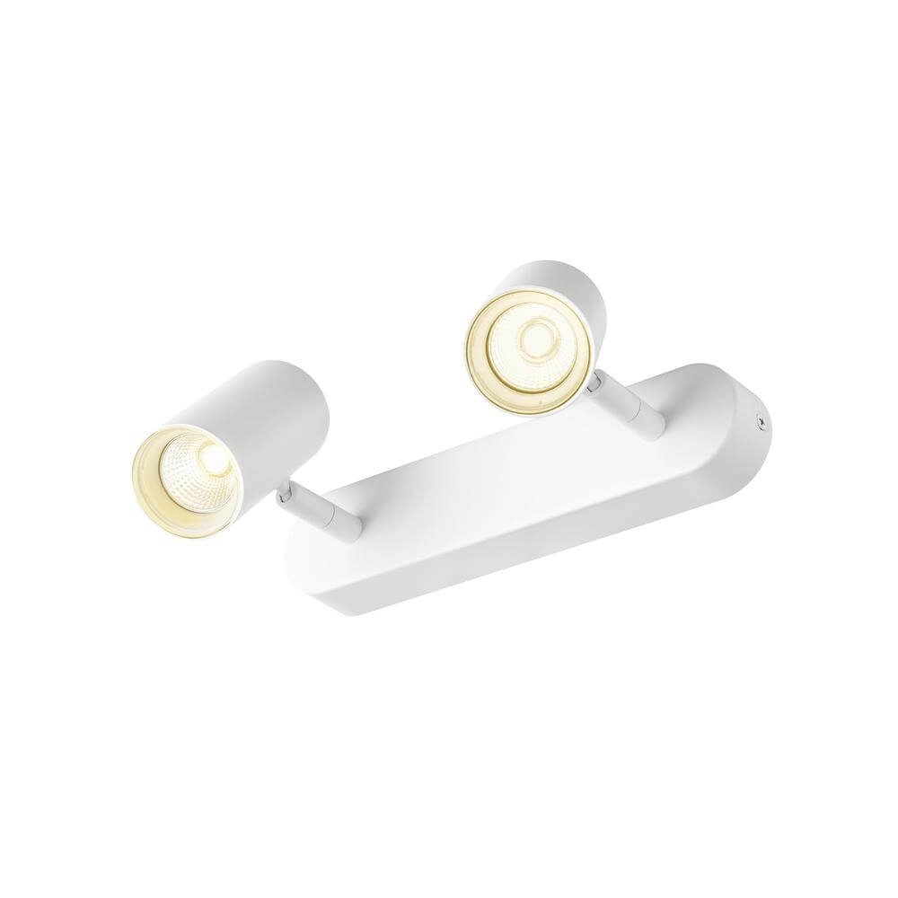 Aufputz-Spot Noblo weiß 2-flammig verstellbar SLV 4024163300469