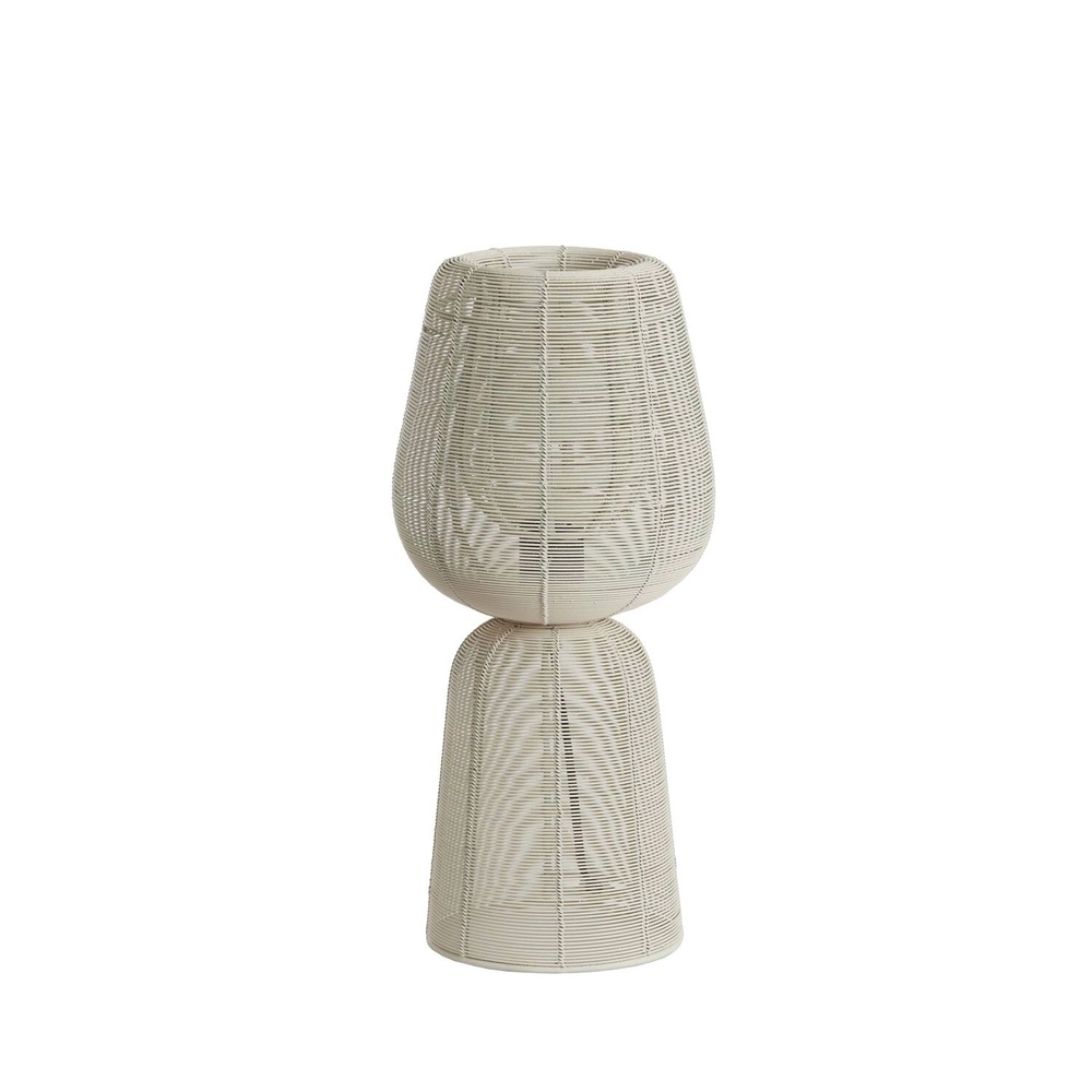 Tischlampe Aboso weißer Ø 18 cm