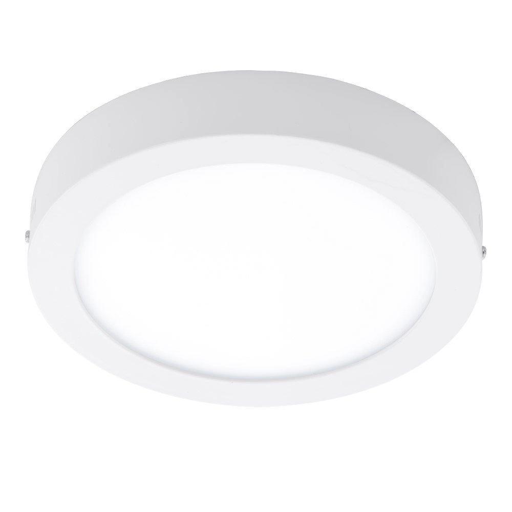 LED-Deckenlampe Fueva-C Round 22,5 cm weiß