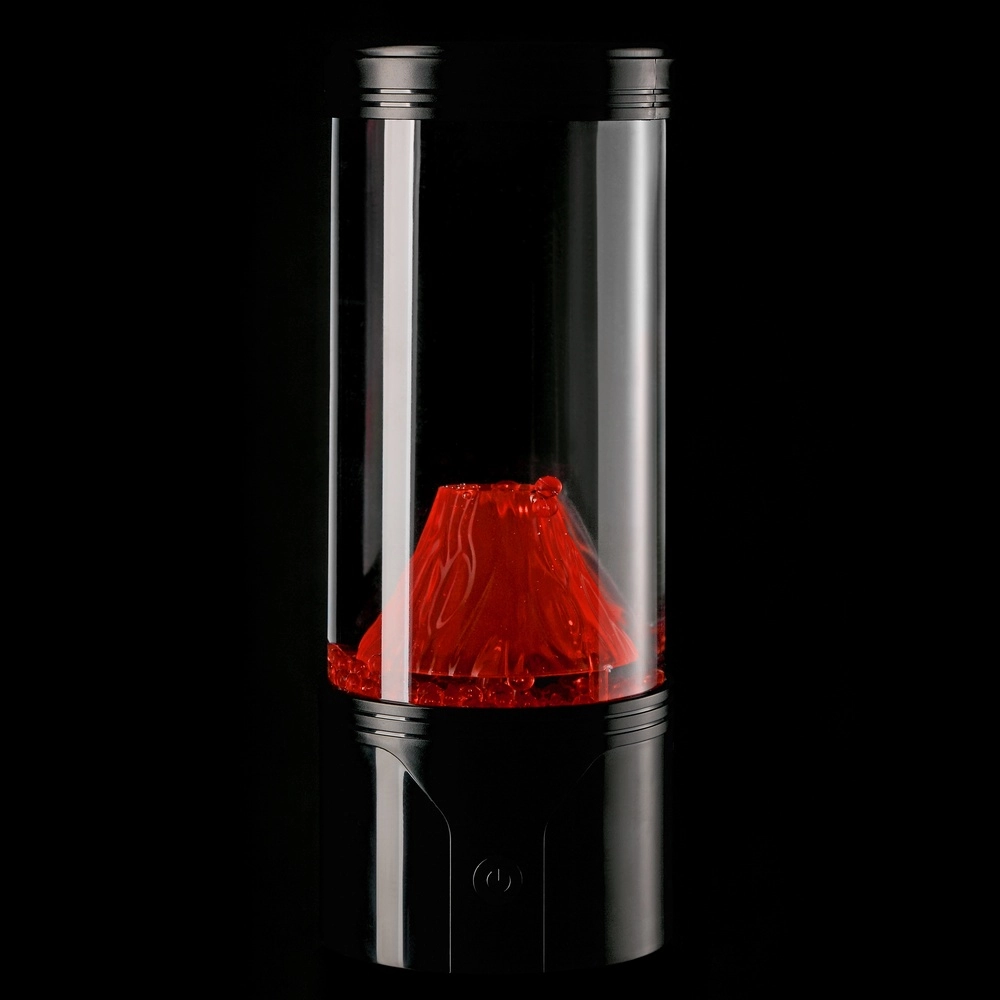 Lavalampe Vulcano Schwarz Brilliant 4004353477423