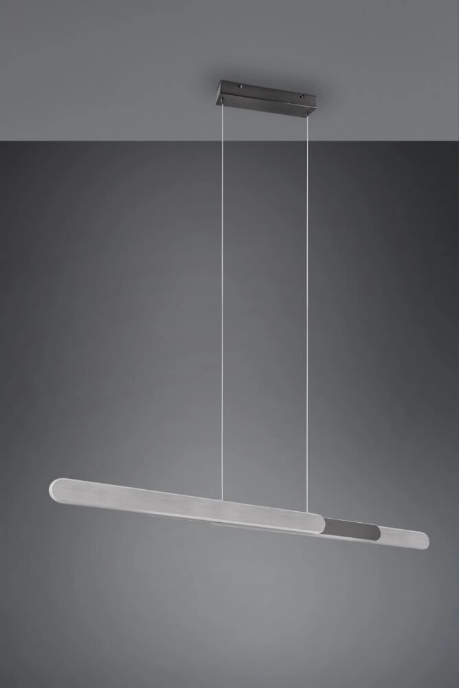 Hängelampe Helios 130cm grau Trio 4017807577822