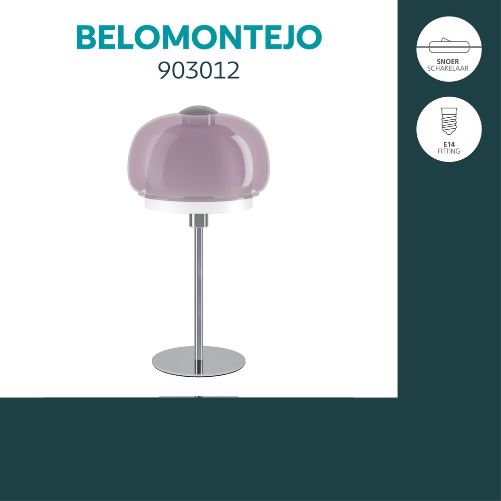 Design-Tischlampe Belomontejo Chrom