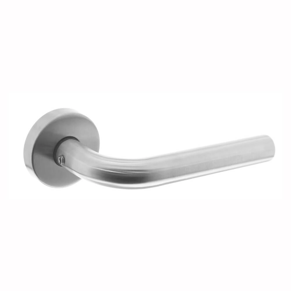 Fester Türgriff Recht Rosette Edelstahl Intersteel 8714186422595
