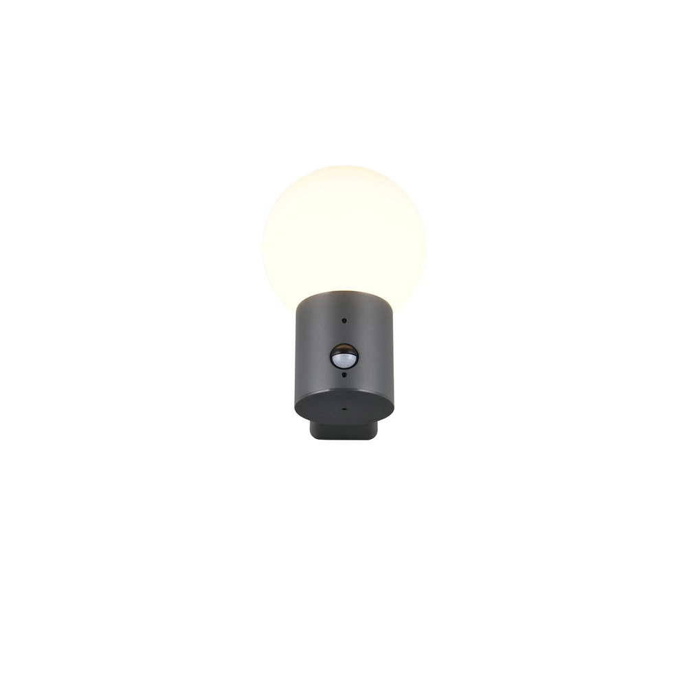 Kugelwandlampe Mures Anthrazit mit Sensor Trio 4017807687200