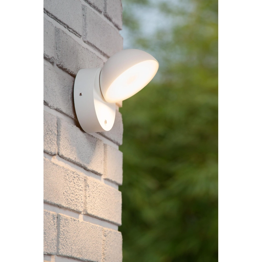 Design-Wandlampe Finn mit Sensor weiß Lucide 5411212221629