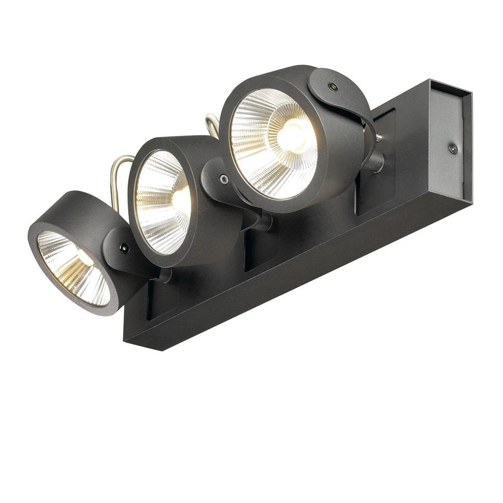 LED-Strahler Kalu Led 3 - Leuchten - 3x47W schwarz