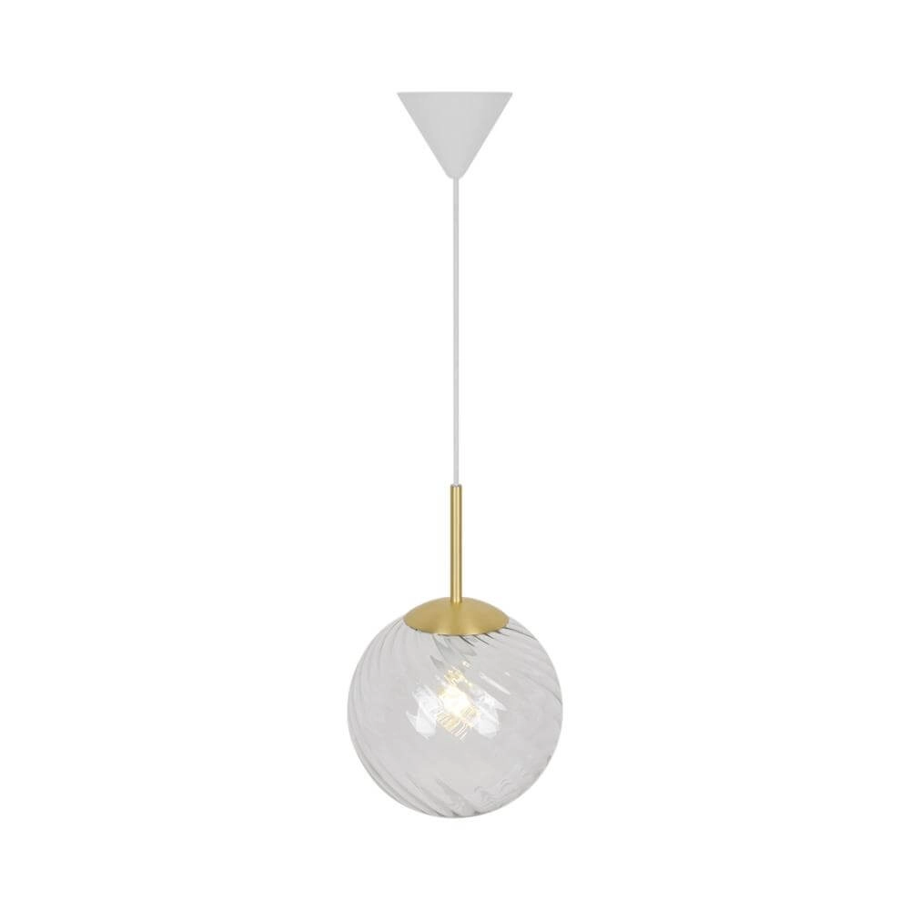 Pendelleuchte aus Glas Chisell Messing Ø 25cm Nordlux 5704924015656