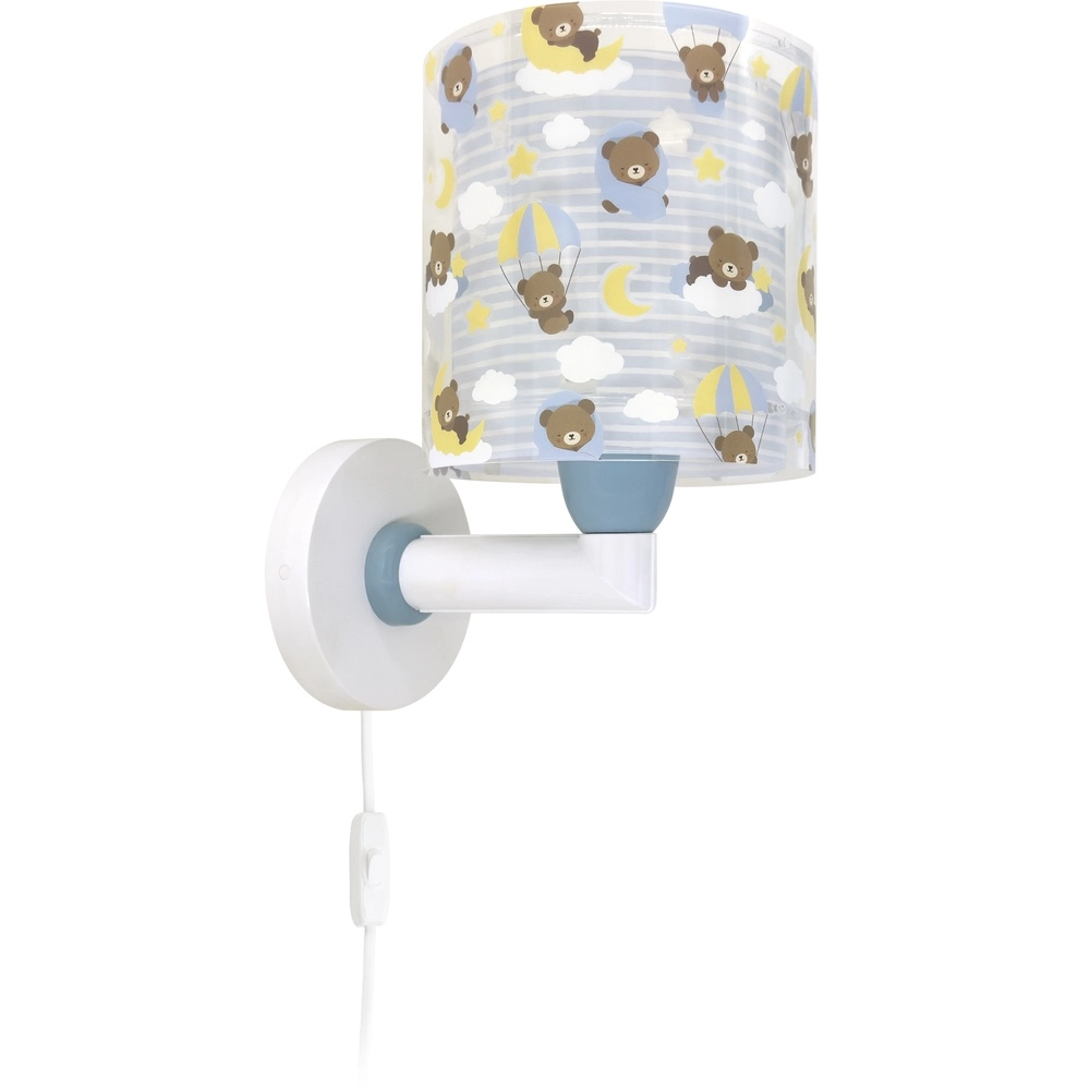 Wandleuchte für Kinderzimmer Baby Teddy blau Dalber 8420406002194