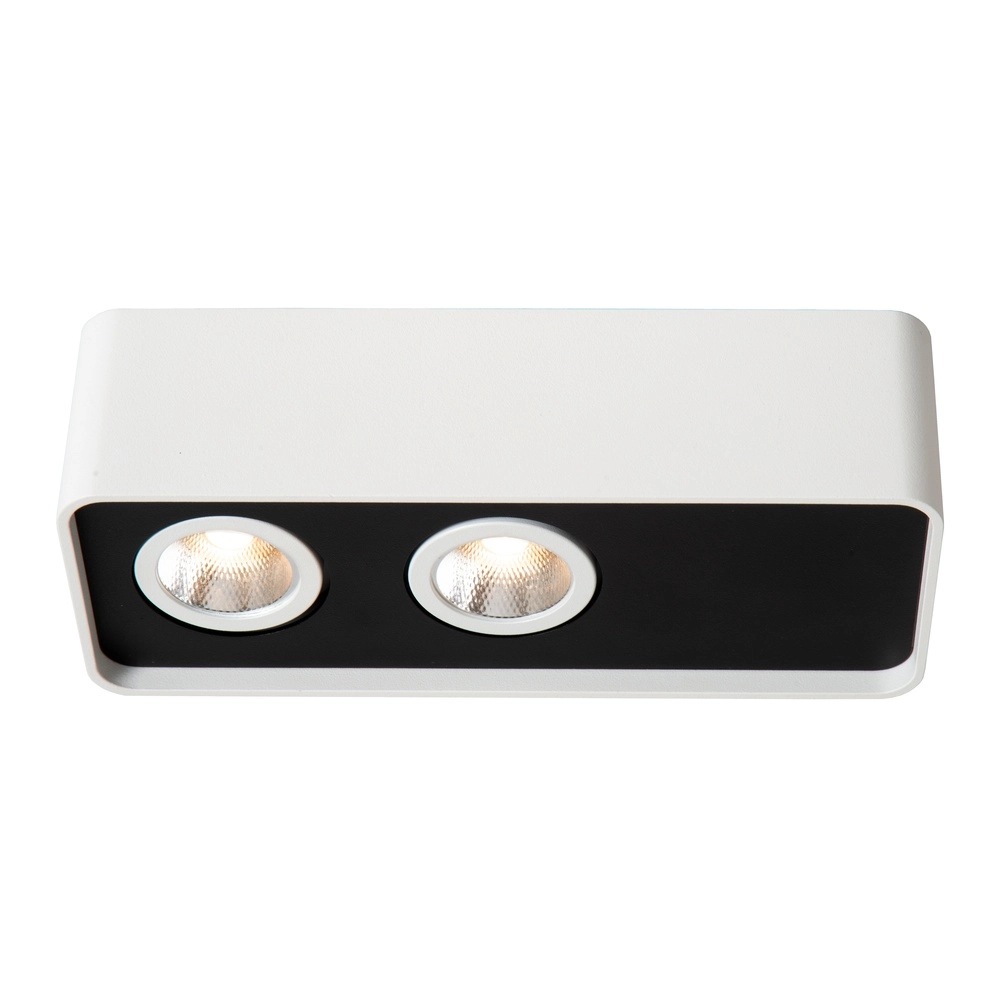 2-Licht Deckenlampe Angular Weiß