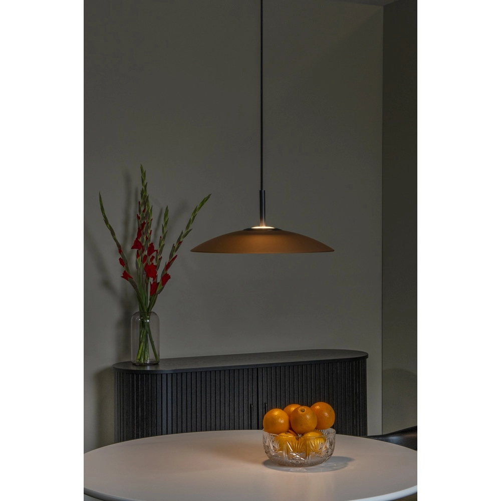 Elegante Pendellampe Menga Ø 40cm Bernsteinglas Premium by Lucide 5411212251190