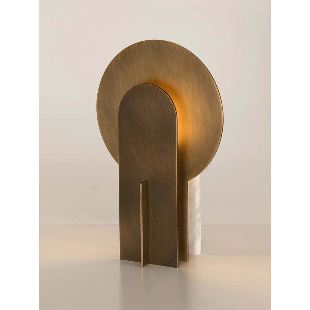 Design-Tischlampe Aviel Antikes Messing Lyora 5212063503809