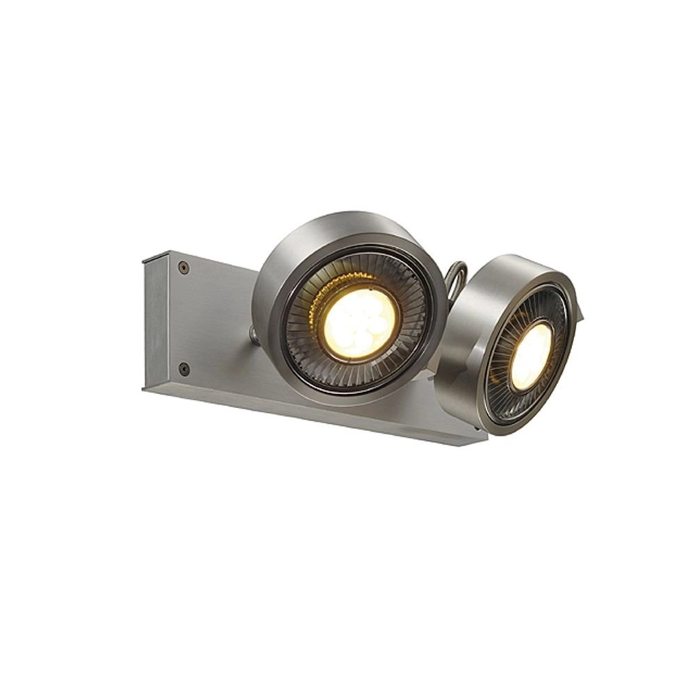 Strahler Kalu 2 QPAR111 2-leichter Metallgrau SLV 4024163142434