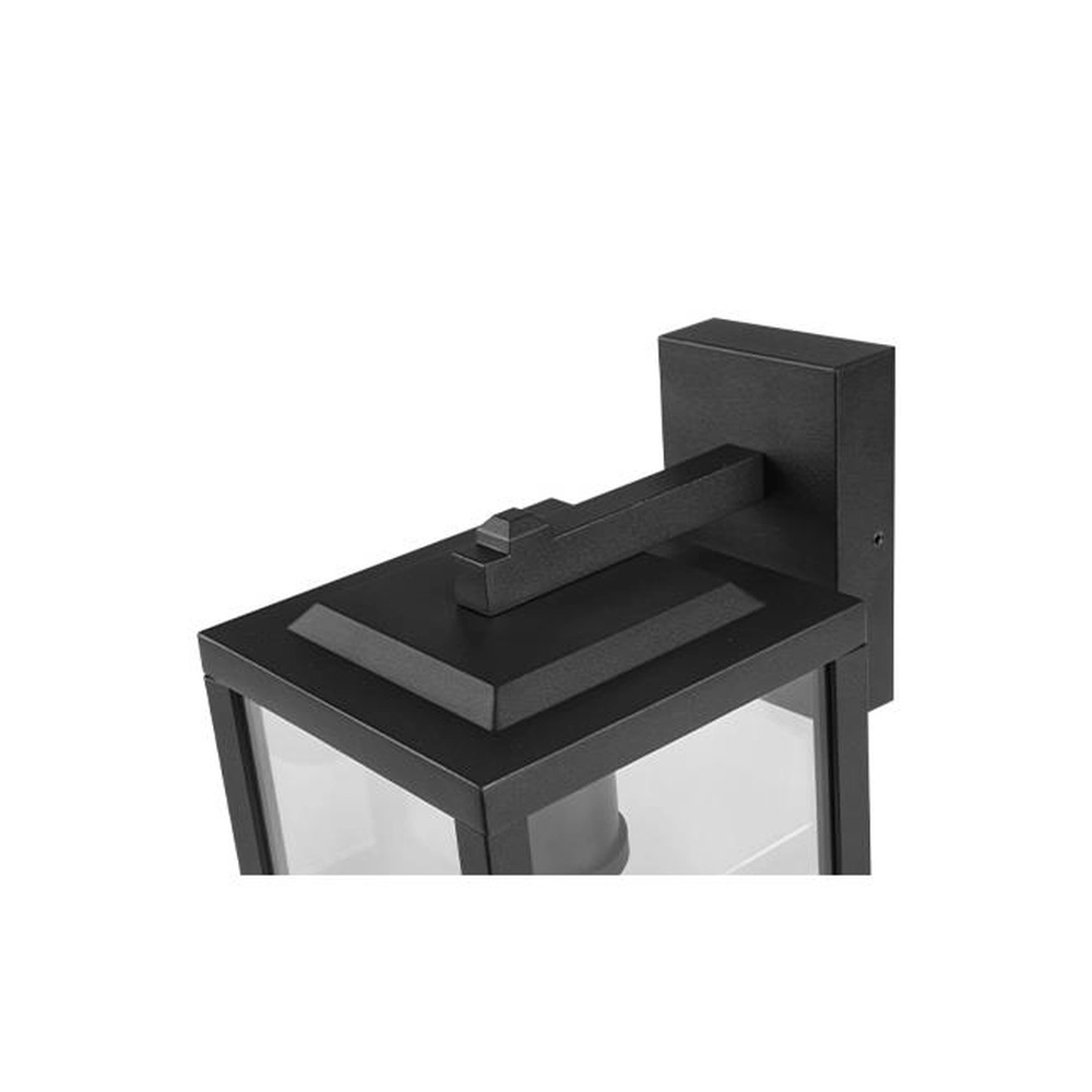 Schwarze Außenlampe Lidio mit Glas Lyora 5904703009795