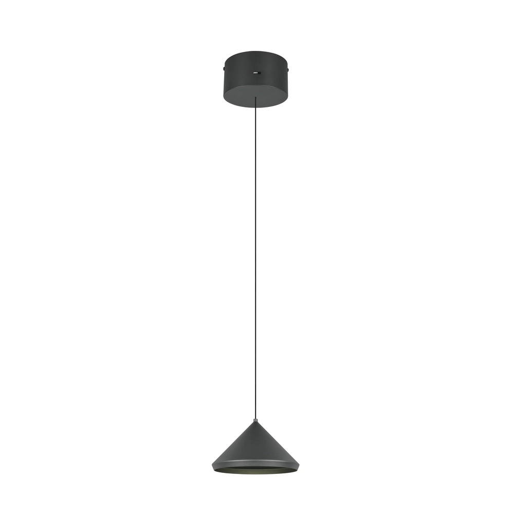 Moderne Pendelleuchte Laguna Ø 18cm schwarz Trio 4017807667608