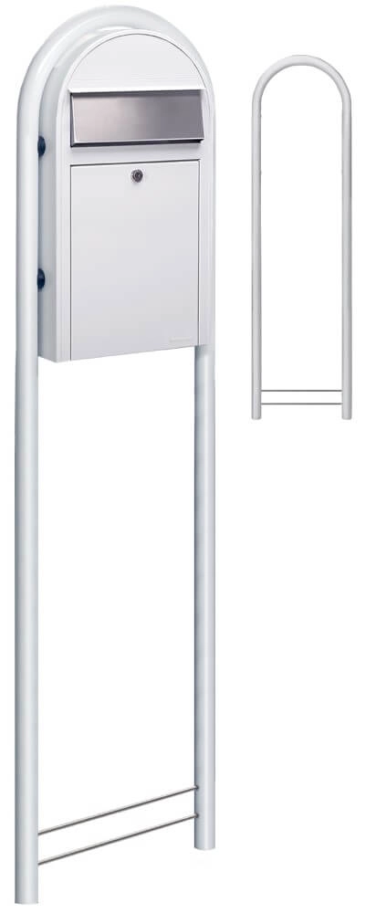Briefkasten Grande S 9016 i Weiß Bobi 6417237037282