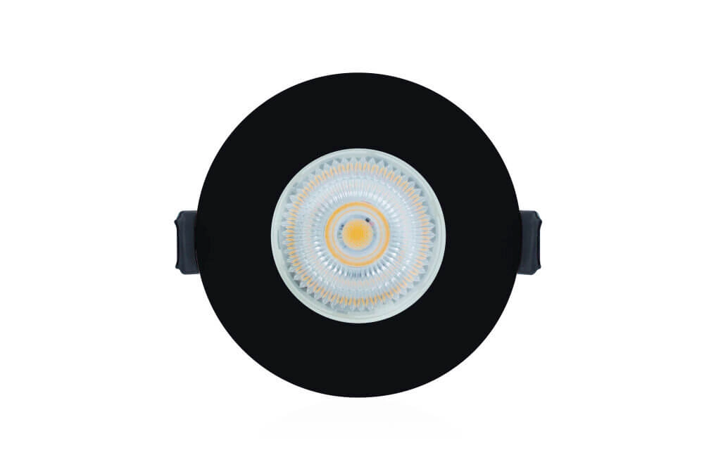 Schwarzer Einbaustrahler EvoFire GU10 - rund Lyora 5055788253792