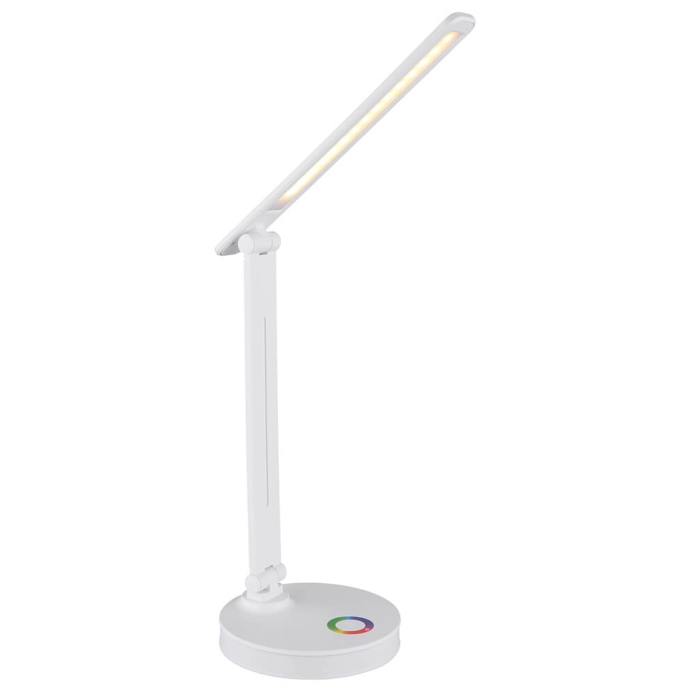 Schreibtischlampe Geraldo weiß Globo 9007371446667
