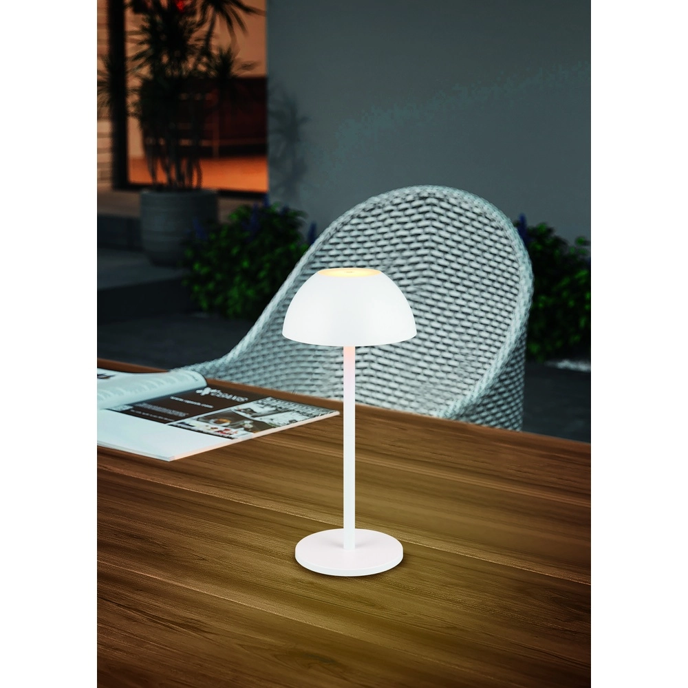 Tischlampe Ricardo weiß Ø 13,5cm Trio 4017807601787