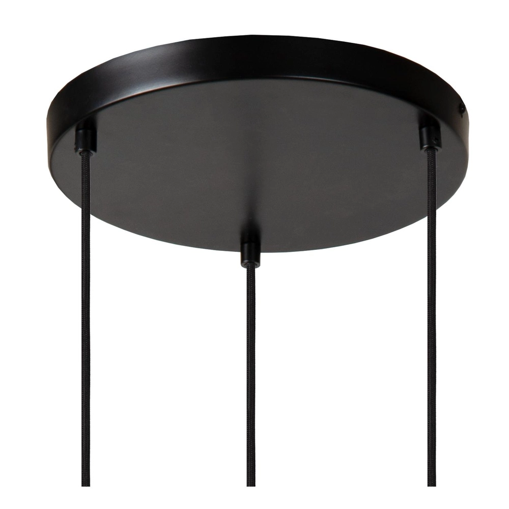 Pendellampe Marius 3-Licht Schwarz Lucide 5411212452238