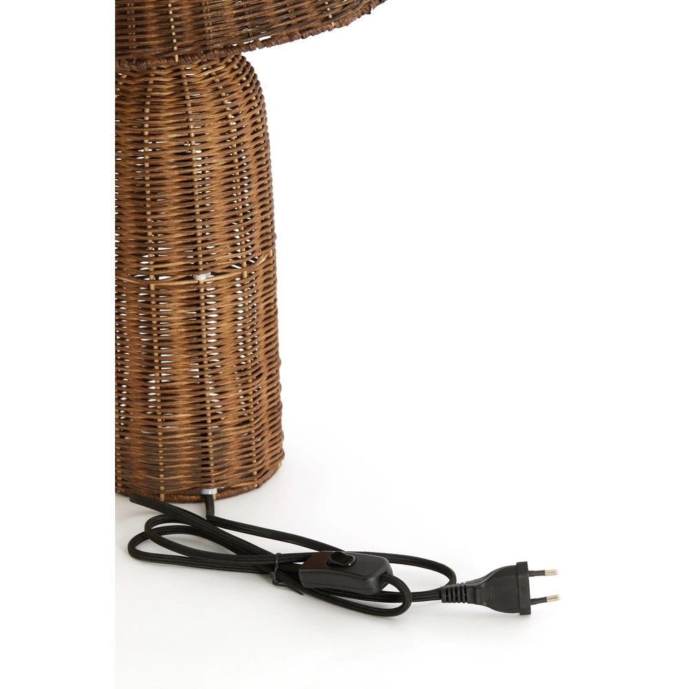 Rattan-Tischlampe Mandor Ø 28,5 cm – natürliches Rattan Light & Living 8717807820619