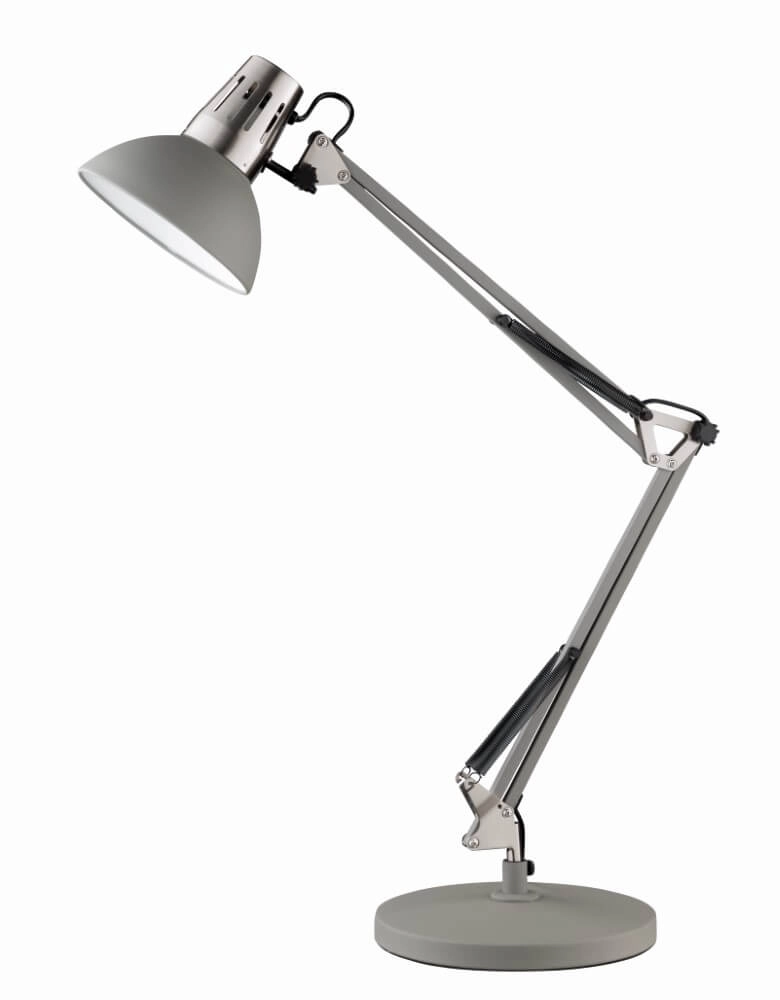 Coole Schreibtischlampe Pit grau Fischer & Honsel 4001133982719