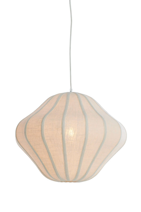 Weiße Pendelleuchte Sukau Ø 50cm Light & Living 8717807763749