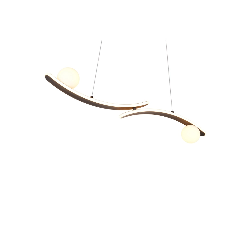 Design-Pendellampe Napoli Schwarz Trio 4017807683462