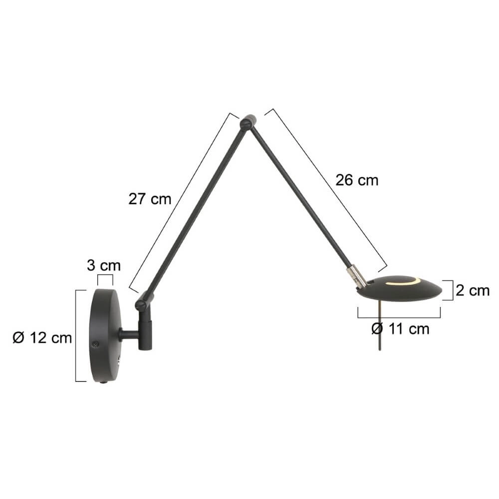 Leselampe Zodiac LED für an der Wand Steinhauer 8712746127331