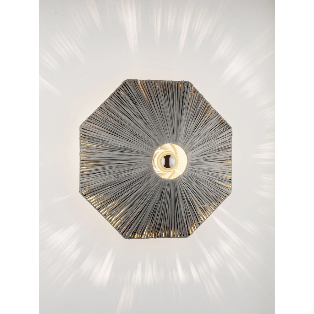 Wandlampe Elvio graue Ø 45cm